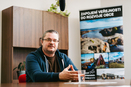 Public Engagement Methodologist J. Zdražil during the filming of the interview